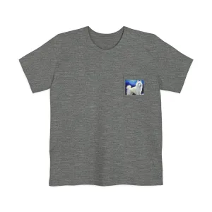 American Eskimo Dog Unisex Pocket T-shirt