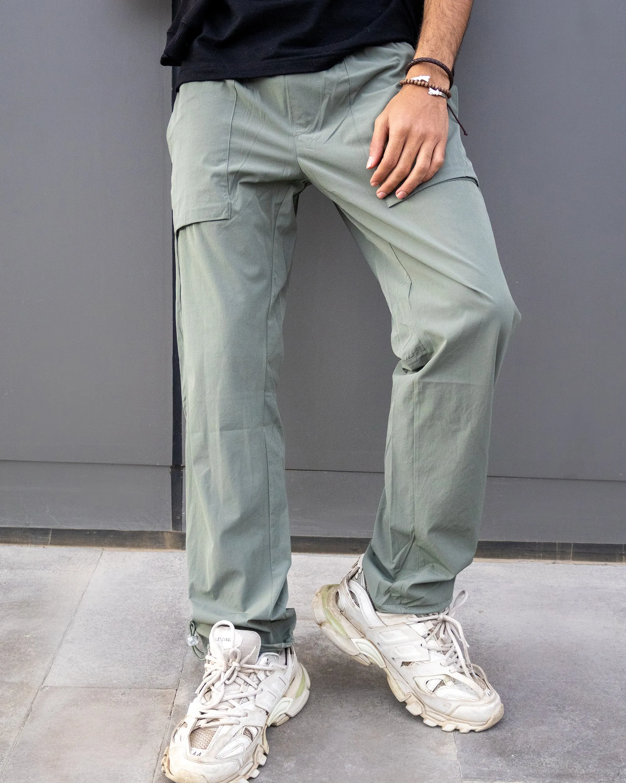 Basic Men Soft Pants - Olive