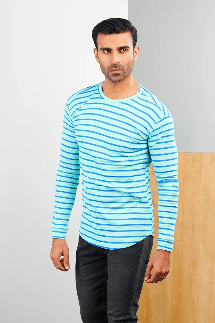 Blues Light Ribbed Sweatshirt