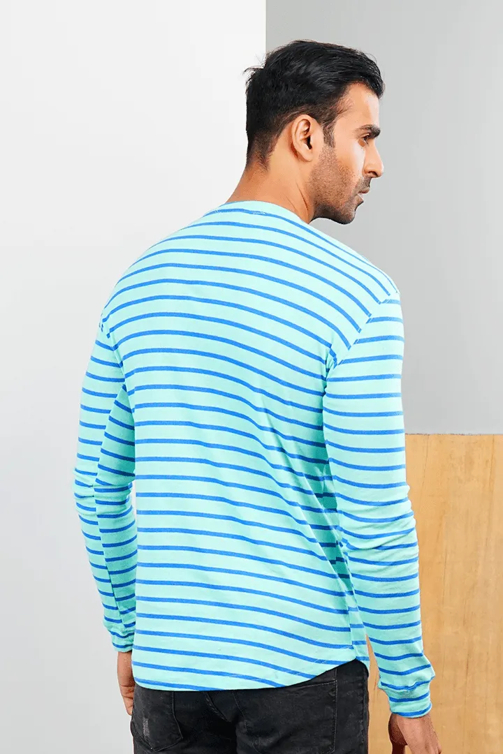 Blues Light Ribbed Sweatshirt