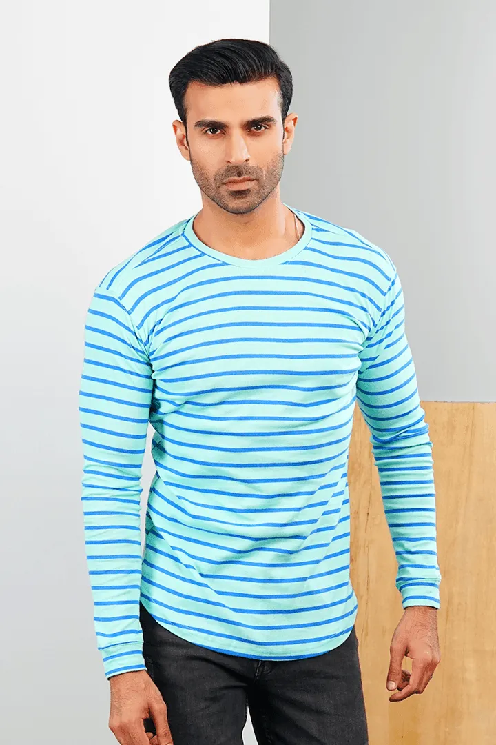 Blues Light Ribbed Sweatshirt