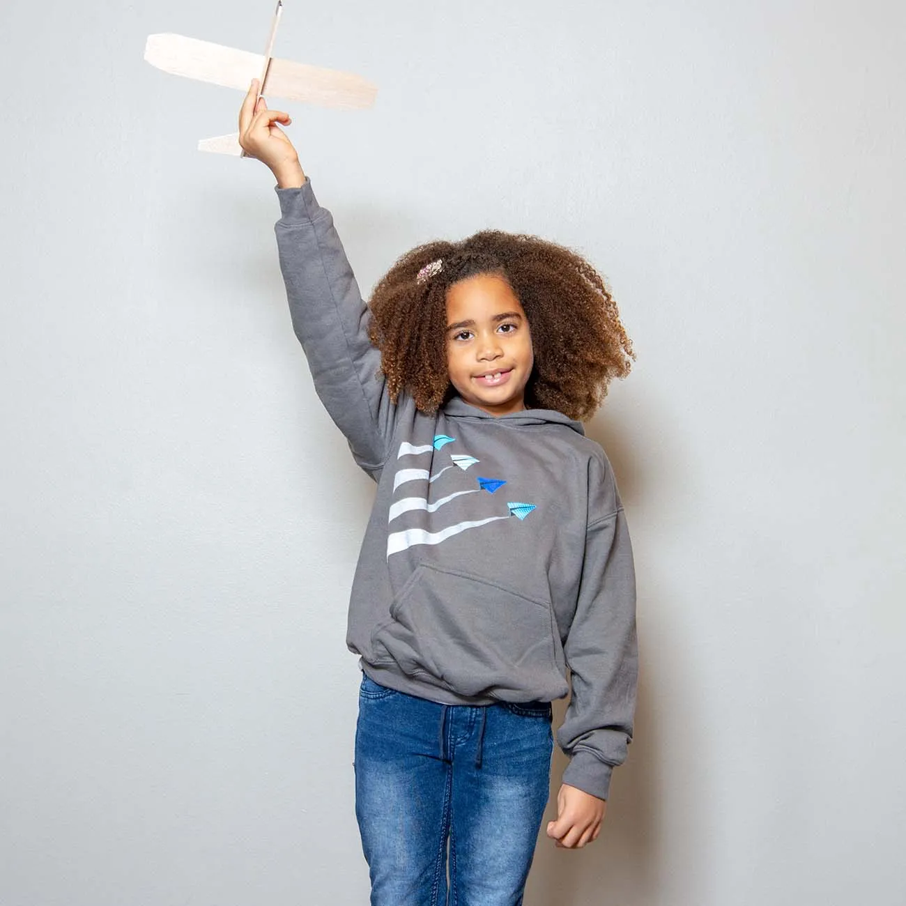 Boeing Kids' Paper Airplane Hoodie