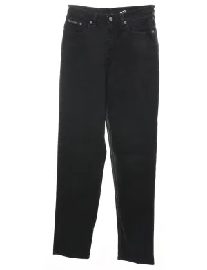 Calvin Klein High Waist Black Tapered Jeans - W27 L33