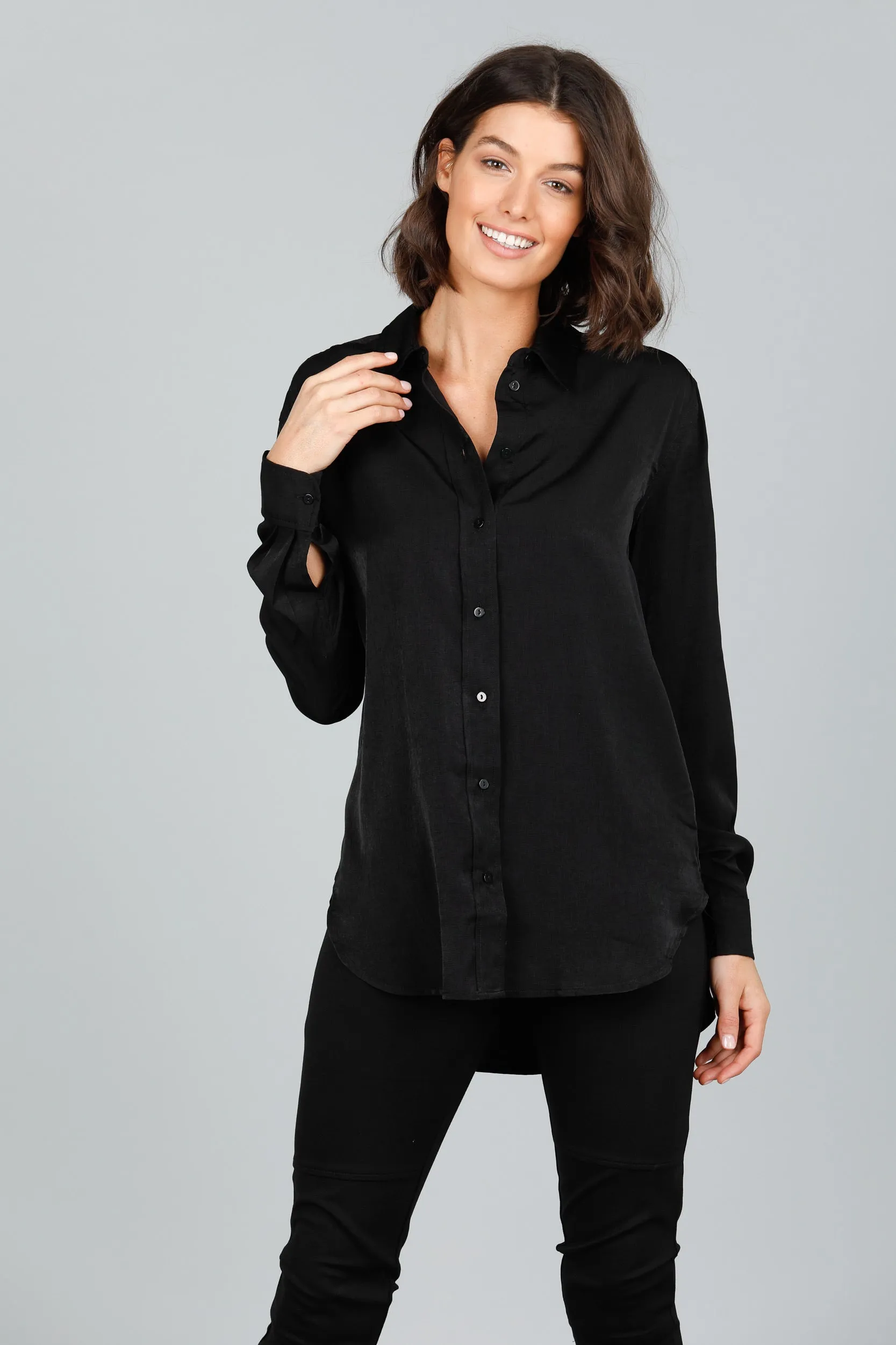 CLEO SHIRT - BLACK