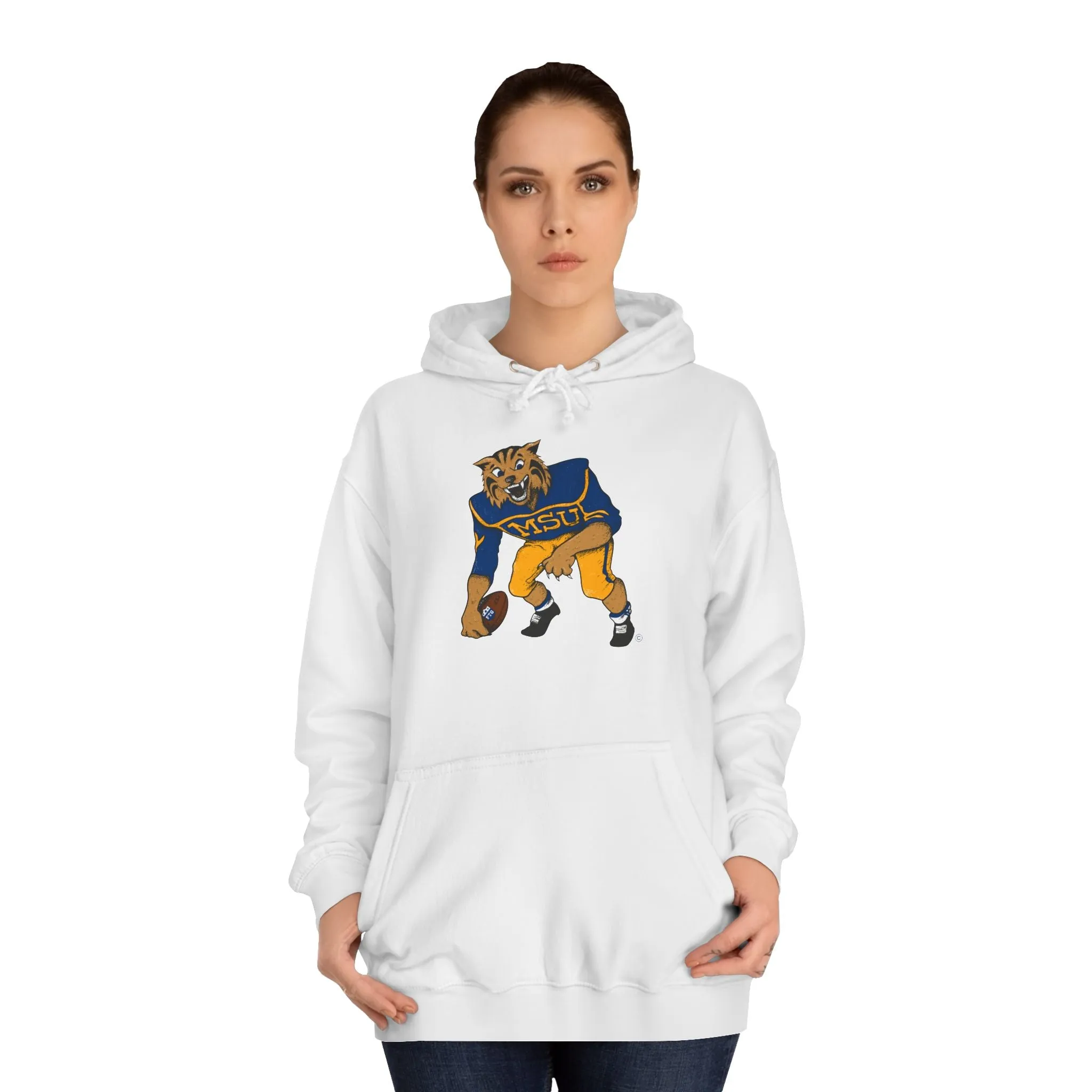 Clyde the Cat College Hoodie