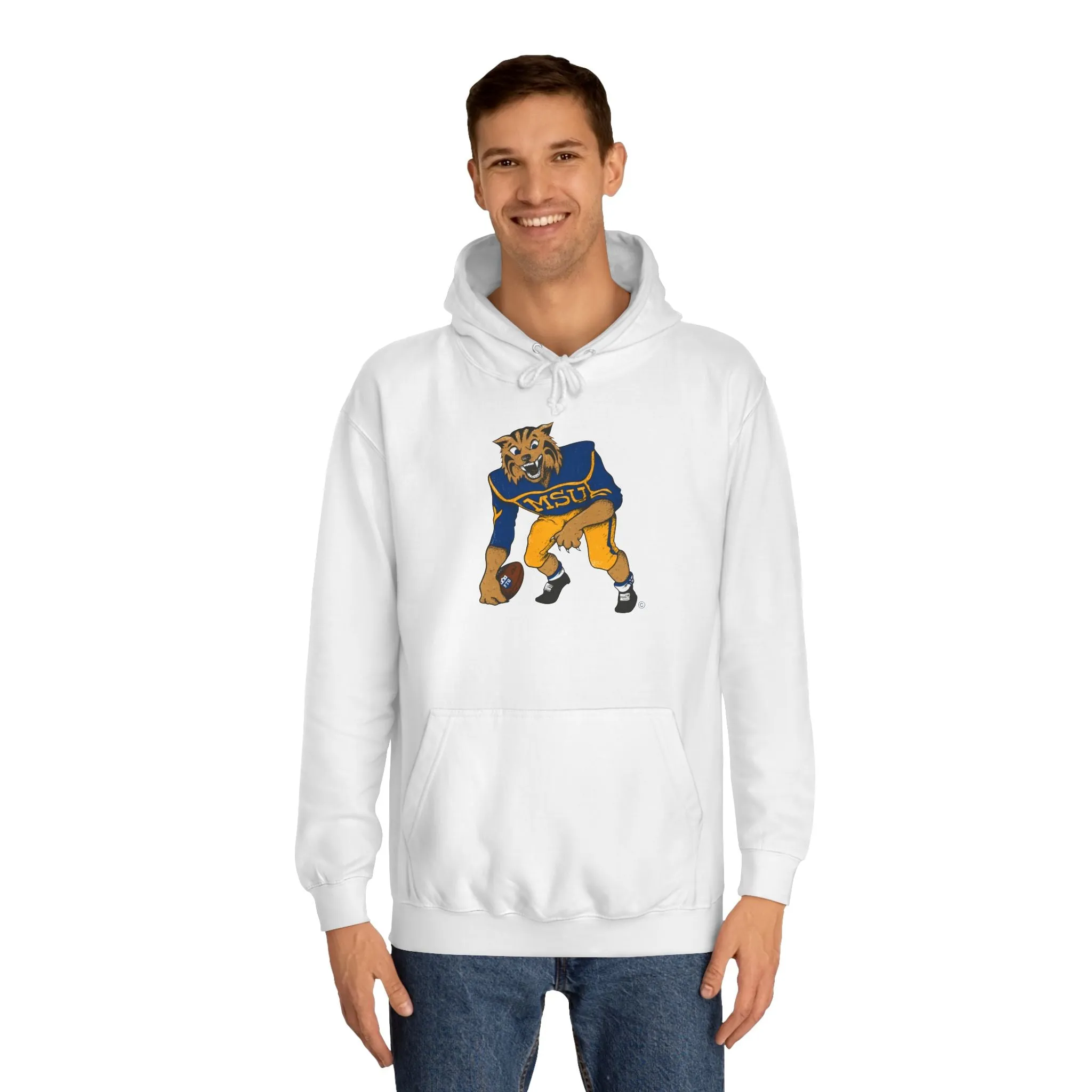 Clyde the Cat College Hoodie