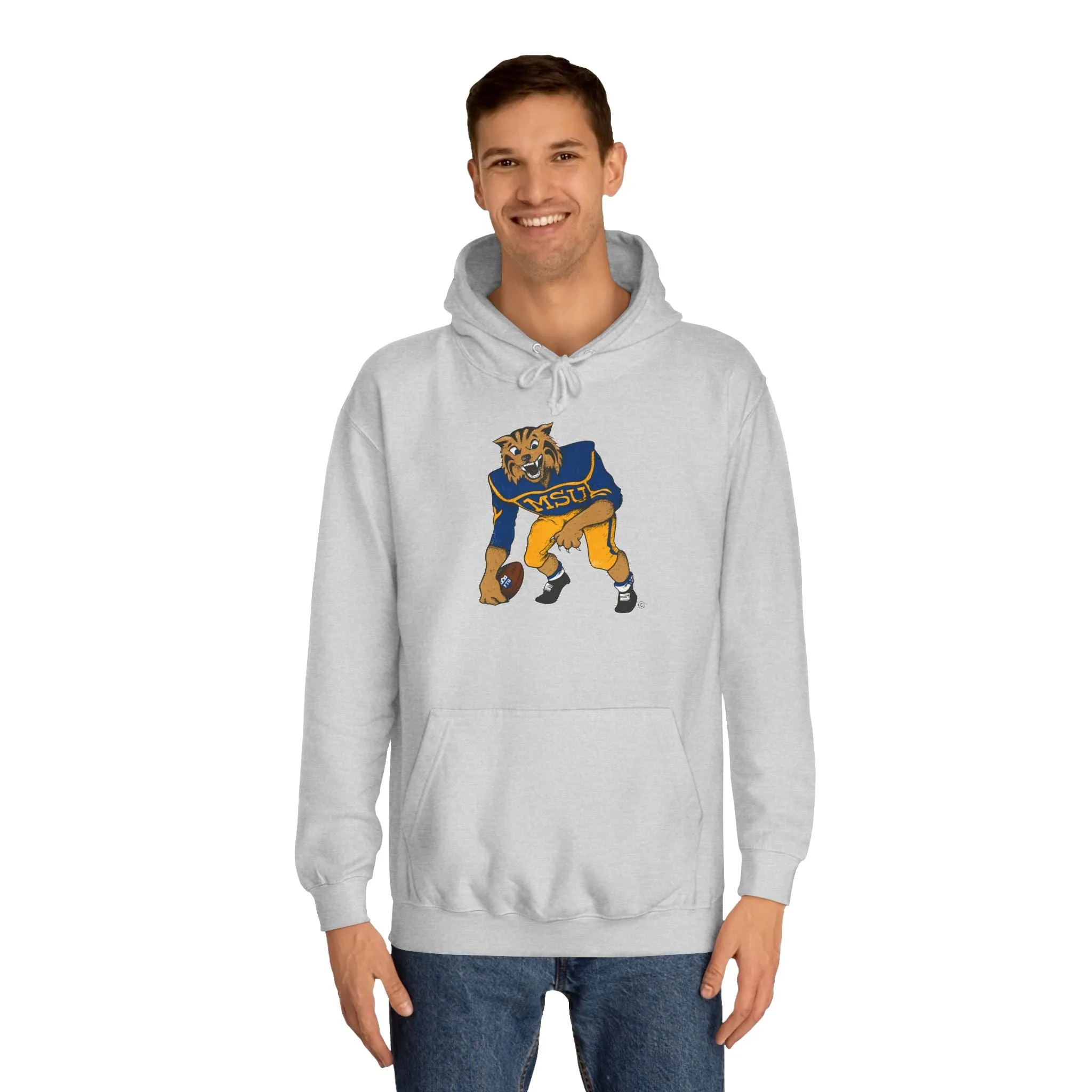 Clyde the Cat College Hoodie