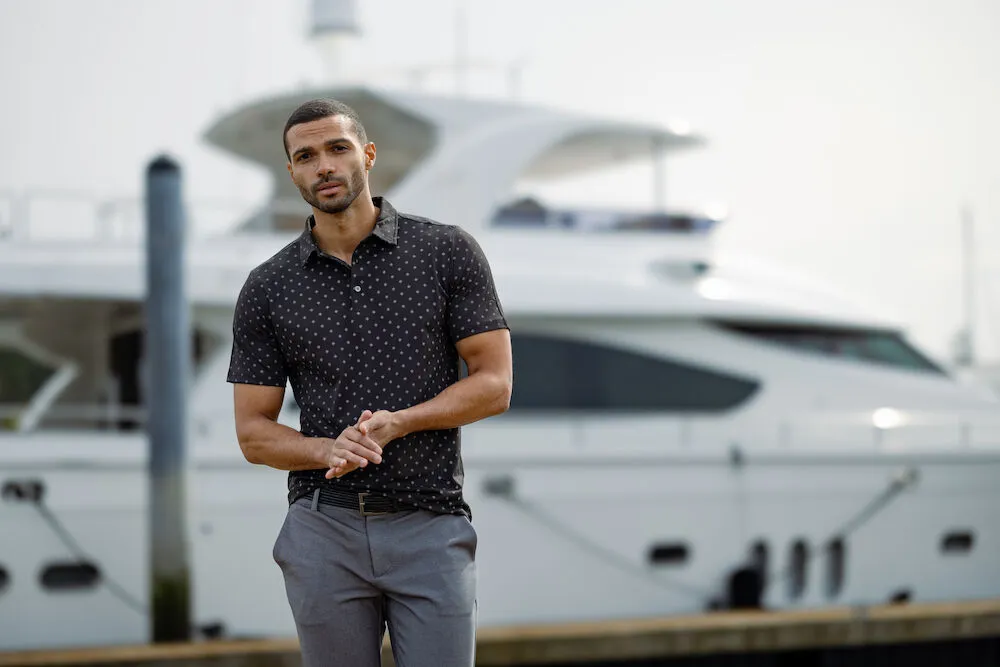 Cutter & Buck Virtue Printed Men's Polo Shirt | Breathable Activewear | 3 Colours | S-4XL