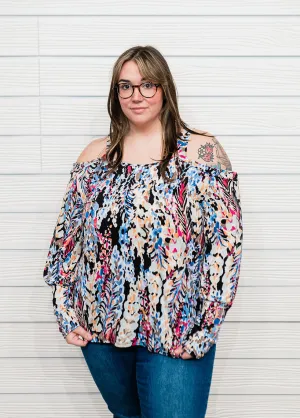 Final Sale: Twilight Twist Off-Shoulder Top
