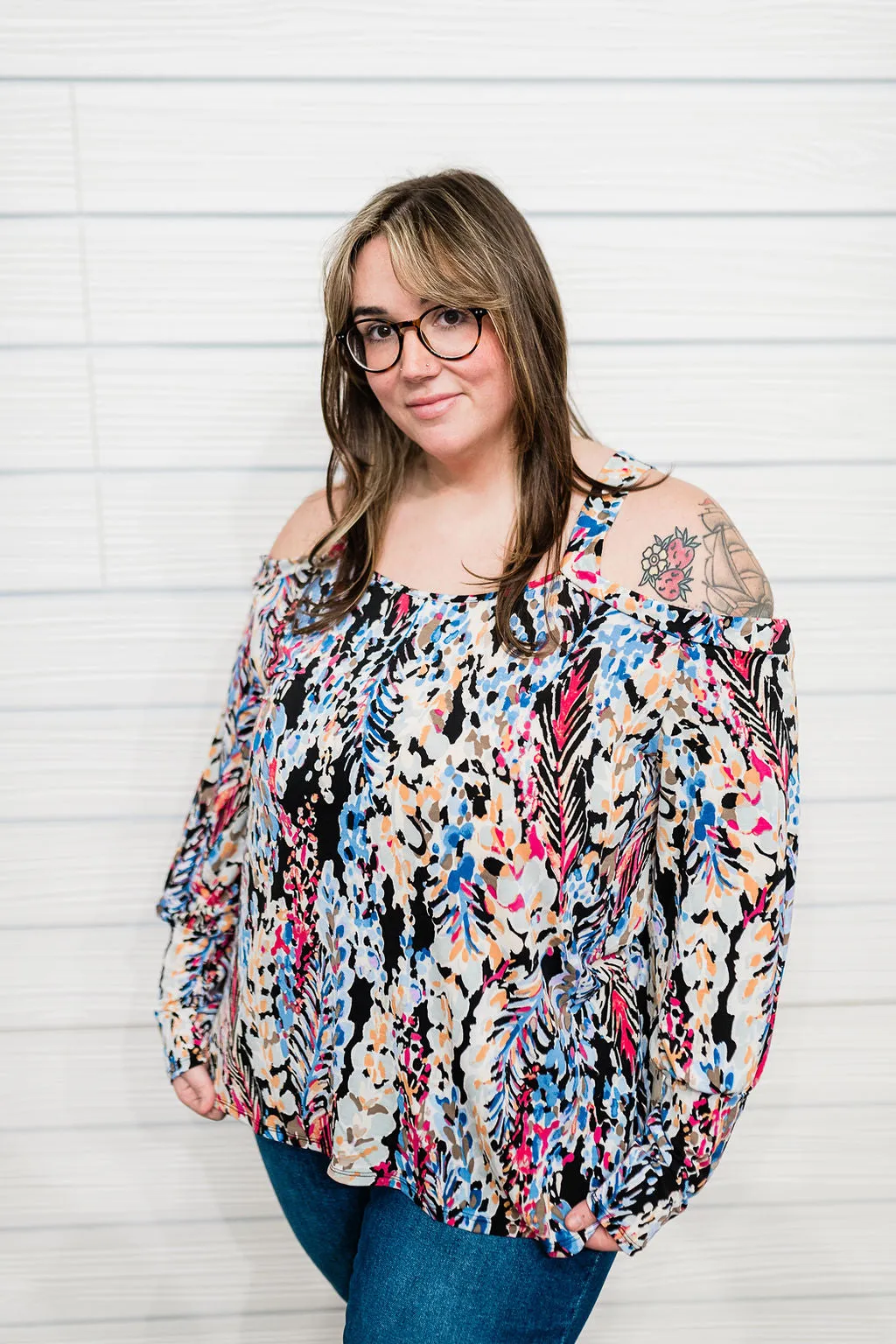 Final Sale: Twilight Twist Off-Shoulder Top
