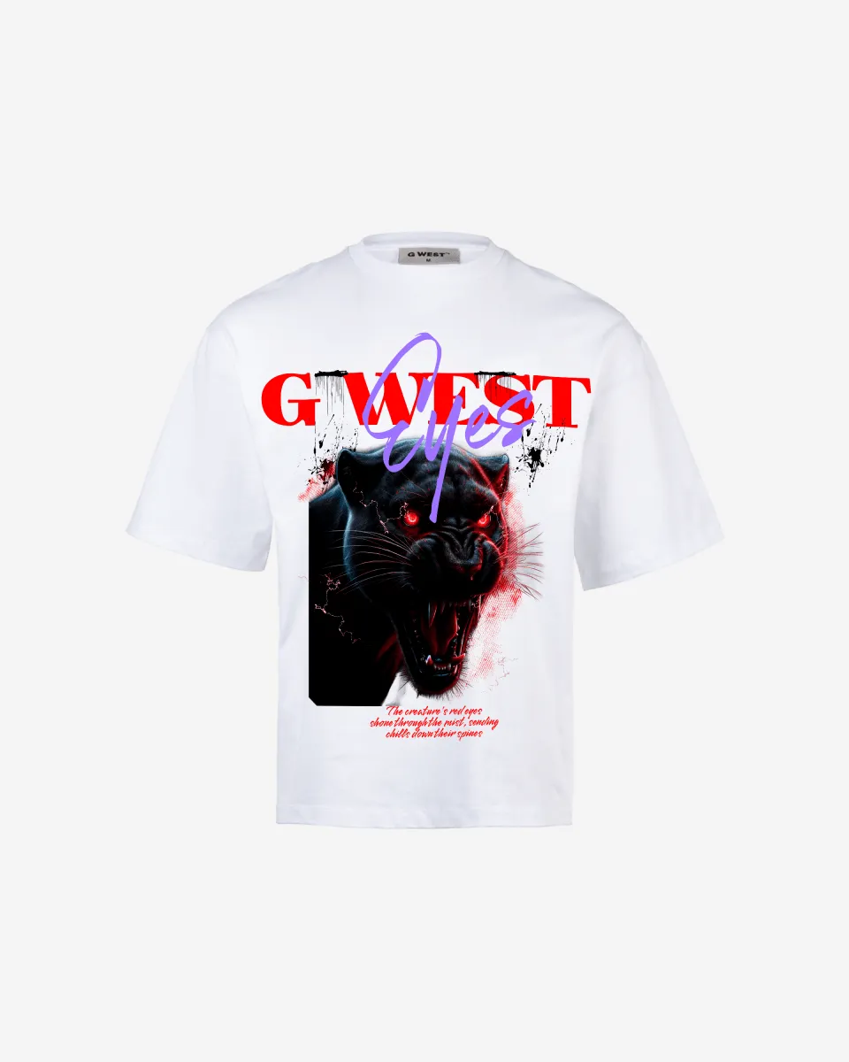 G-WEST RED FURY OVERSIZED TEE GWROJMT190