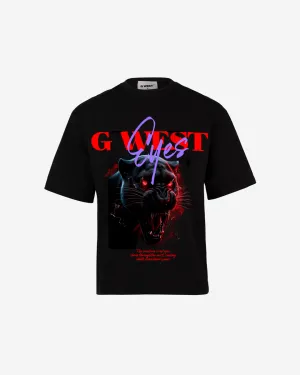 G-WEST RED FURY OVERSIZED TEE GWROJMT190