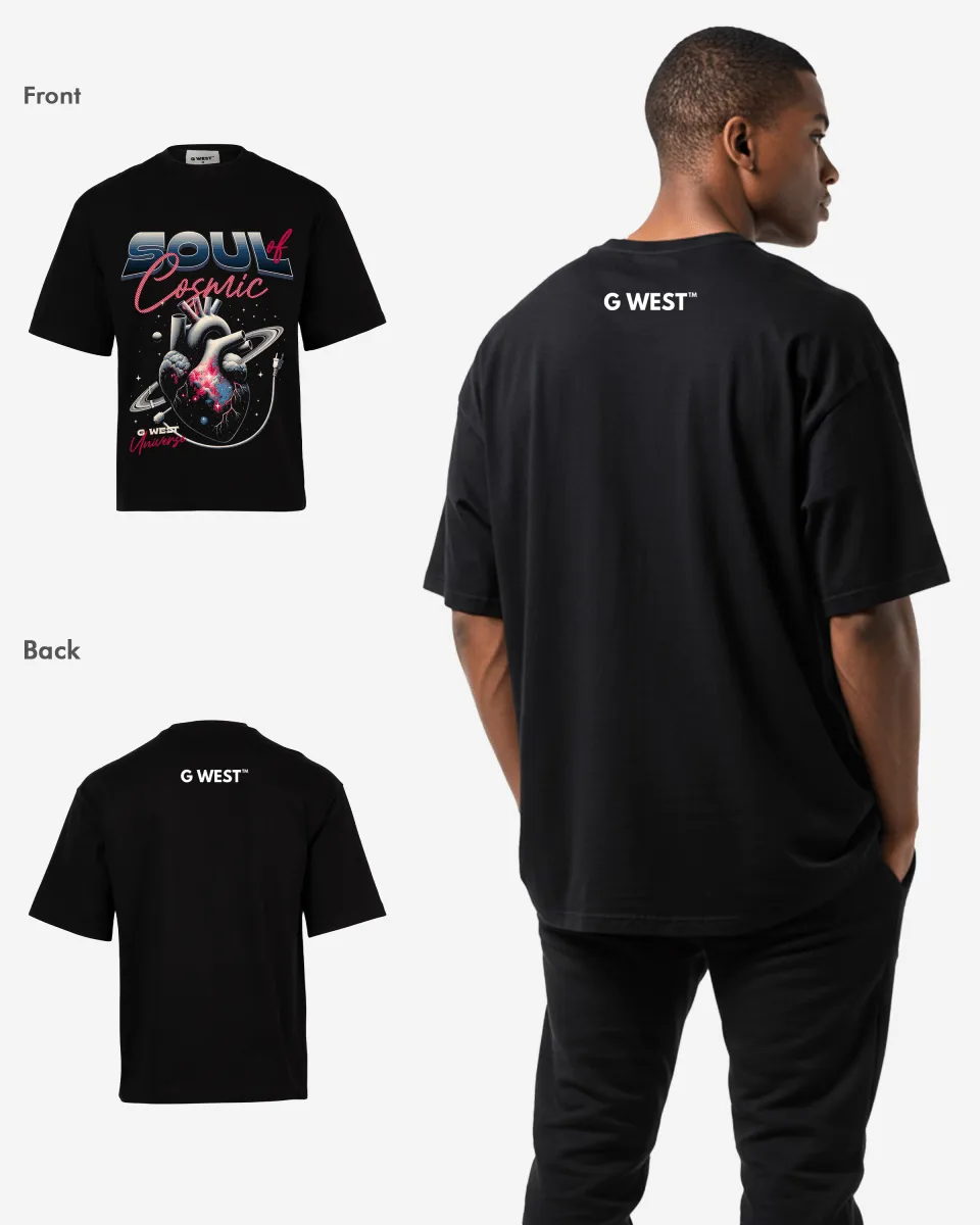 G-WEST SOUL OF COSMIC OVERSIZED TEE GWROJMT81