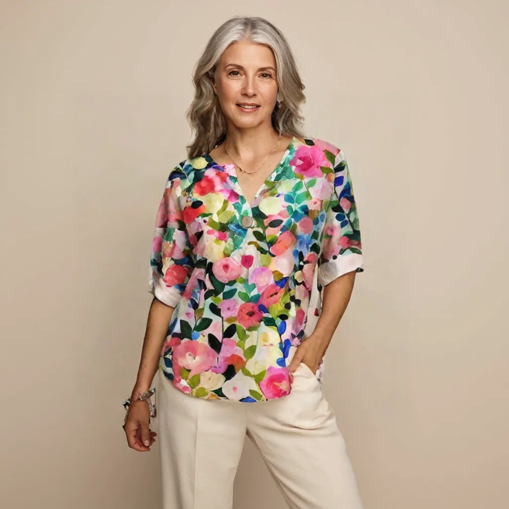 Heleina | Floral Vintage Blouse