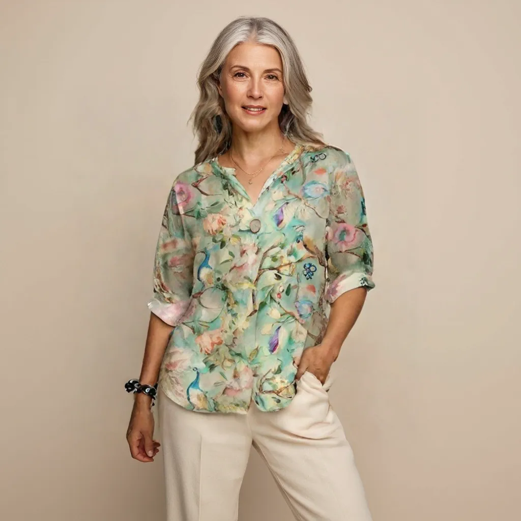 Heleina | Floral Vintage Blouse
