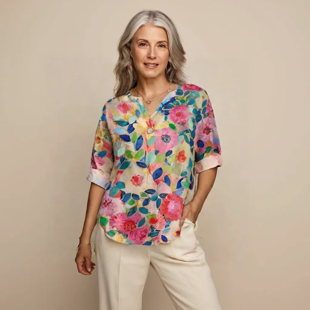 Heleina | Floral Vintage Blouse