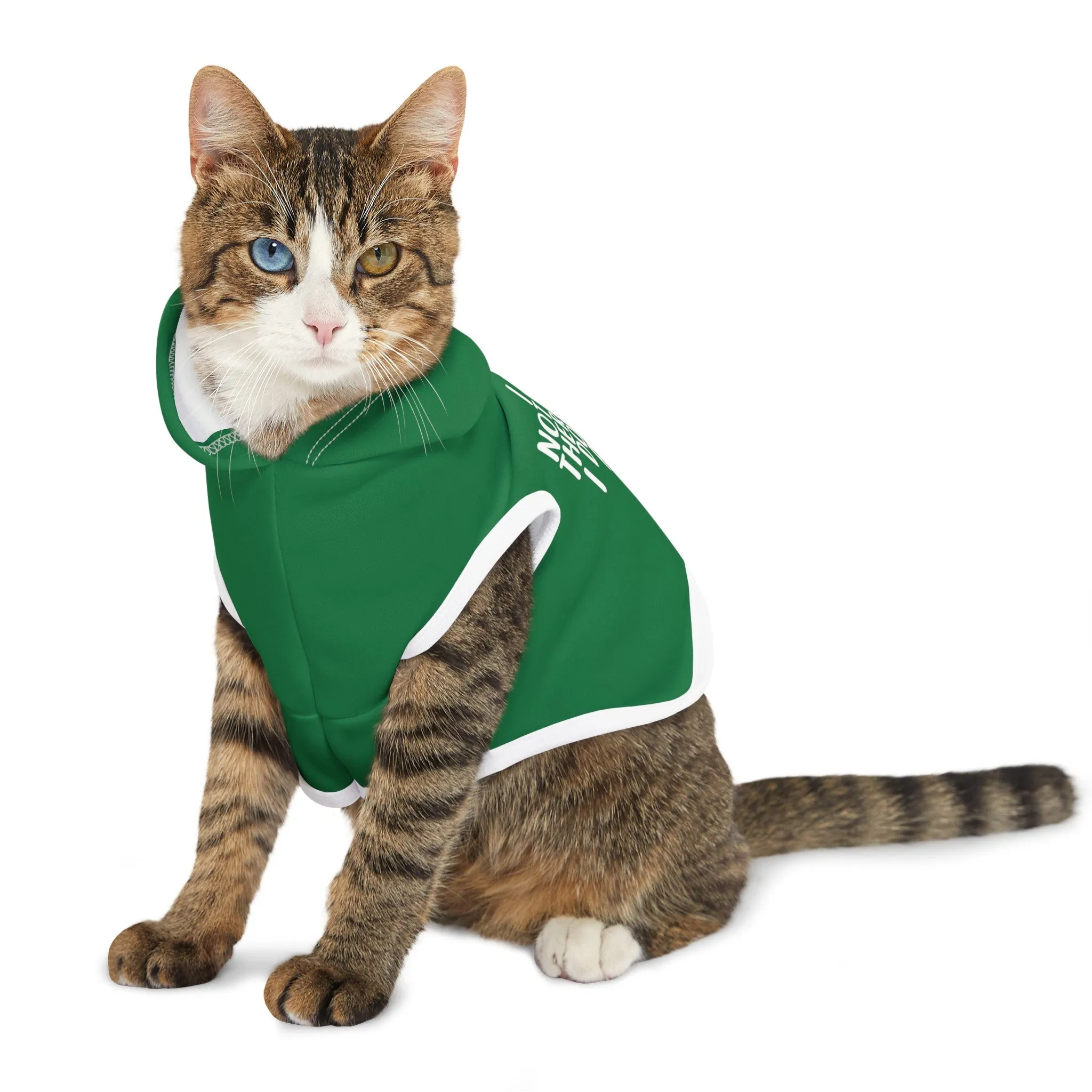 I Do Not Think Therefore I Do Not Am Funny Dog Hoodie