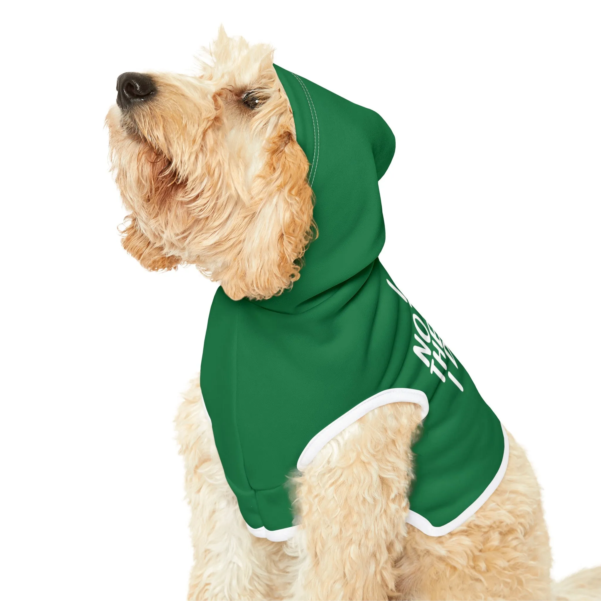 I Do Not Think Therefore I Do Not Am Funny Dog Hoodie
