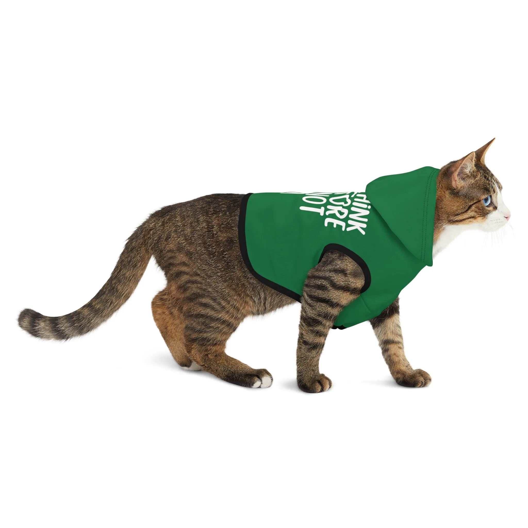 I Do Not Think Therefore I Do Not Am Funny Dog Hoodie