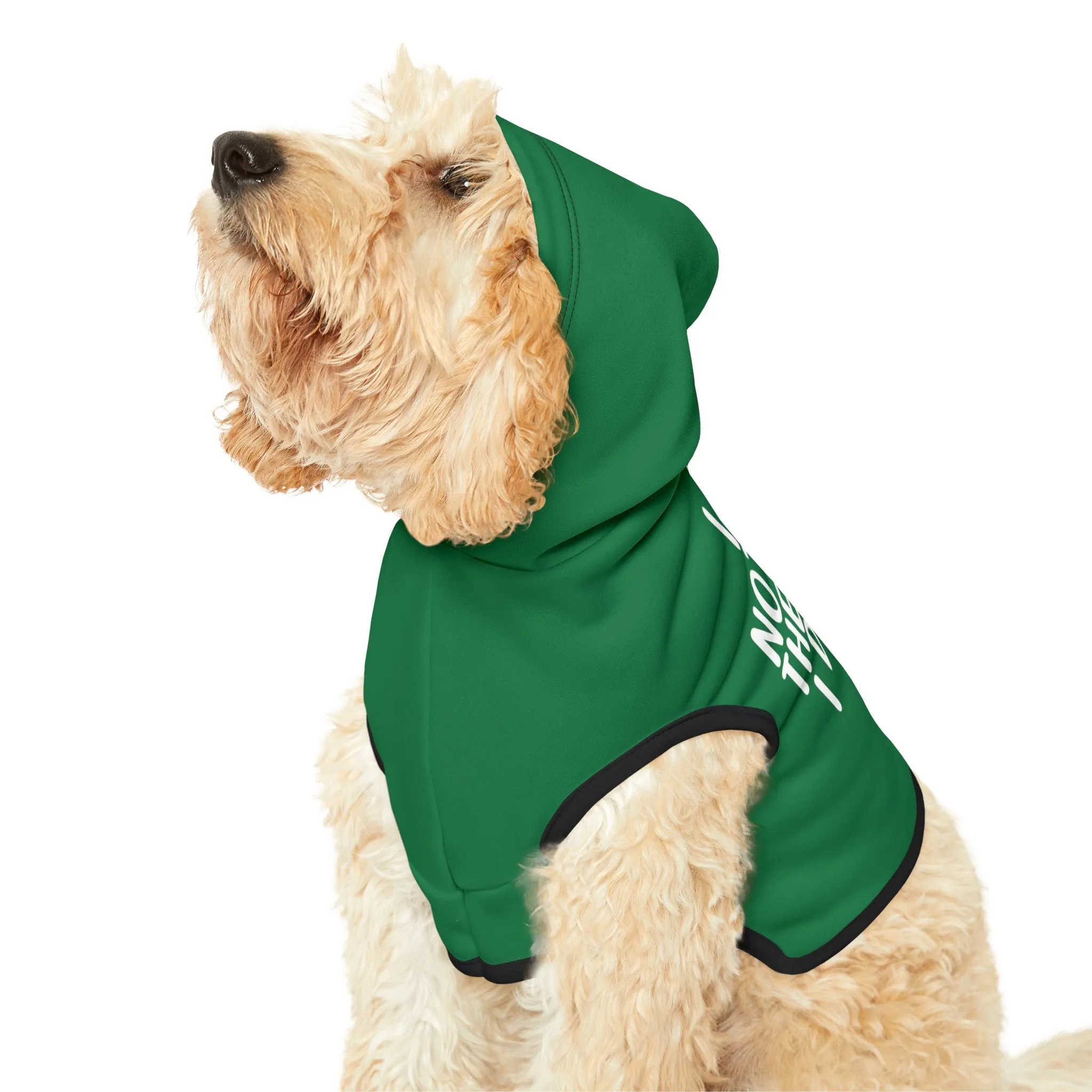 I Do Not Think Therefore I Do Not Am Funny Dog Hoodie