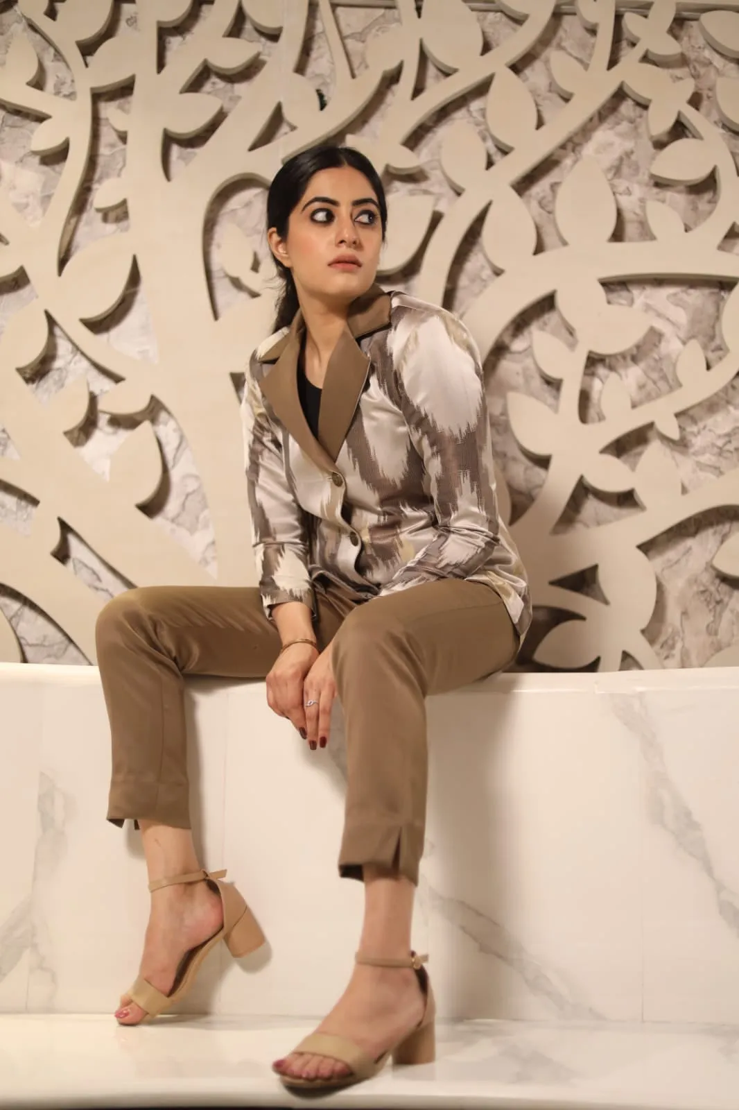 Jacquard Blazer Co-Ord Set