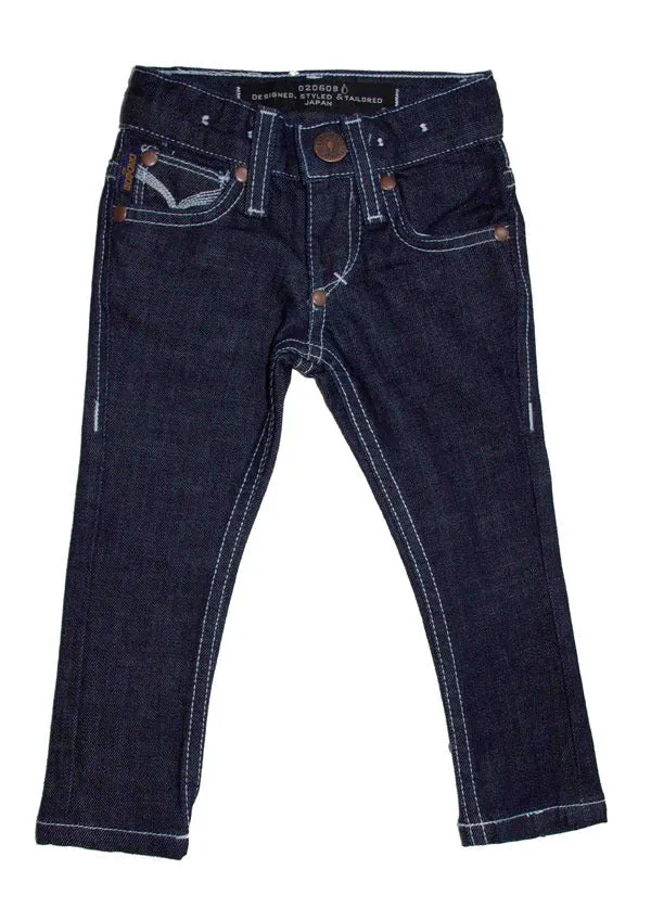Kids Skinny Jean Unisex - Rinse Blue