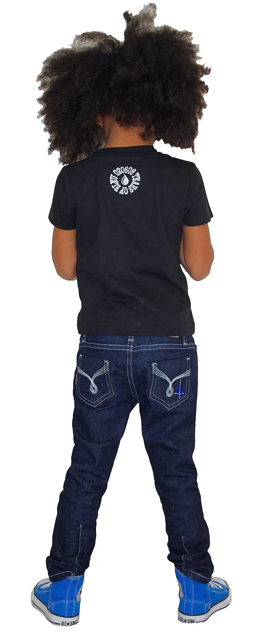 Kids Skinny Jean Unisex - Rinse Blue
