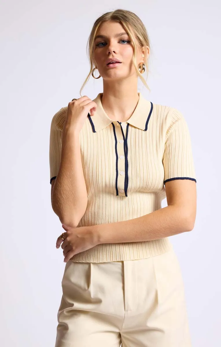 Knit Polo Shirt