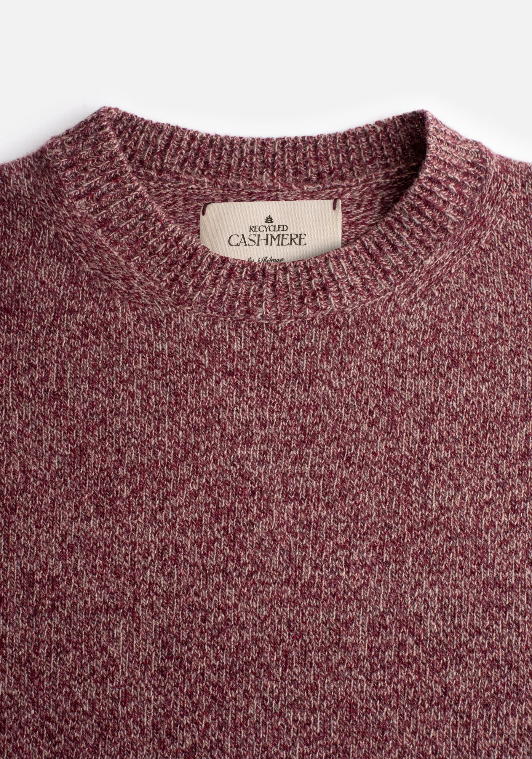 Knit Violet CRD Ivory Knit Cardigan - Red Wine