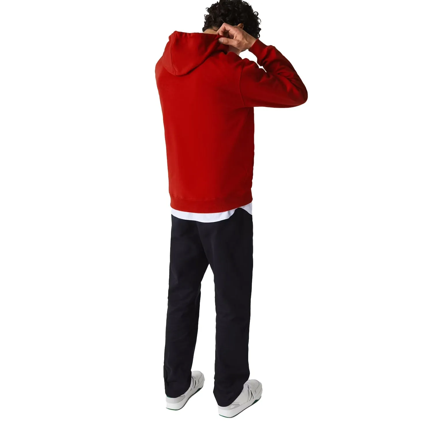 Lacoste Men's Pennants Hoodie Red