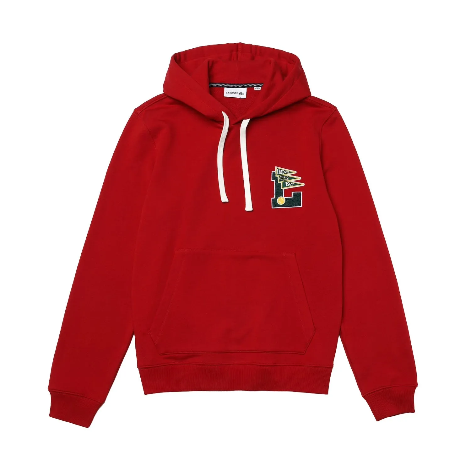 Lacoste Men's Pennants Hoodie Red