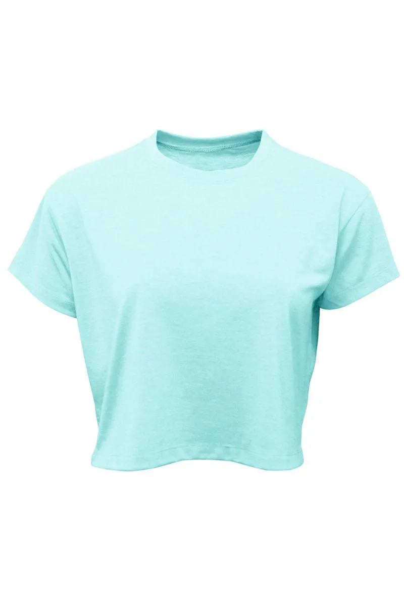 Life Is Better By The Campfire Women's Soft-Tek Blend Crop T-Shirt