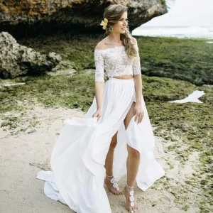 Light Beach Wedding Dress