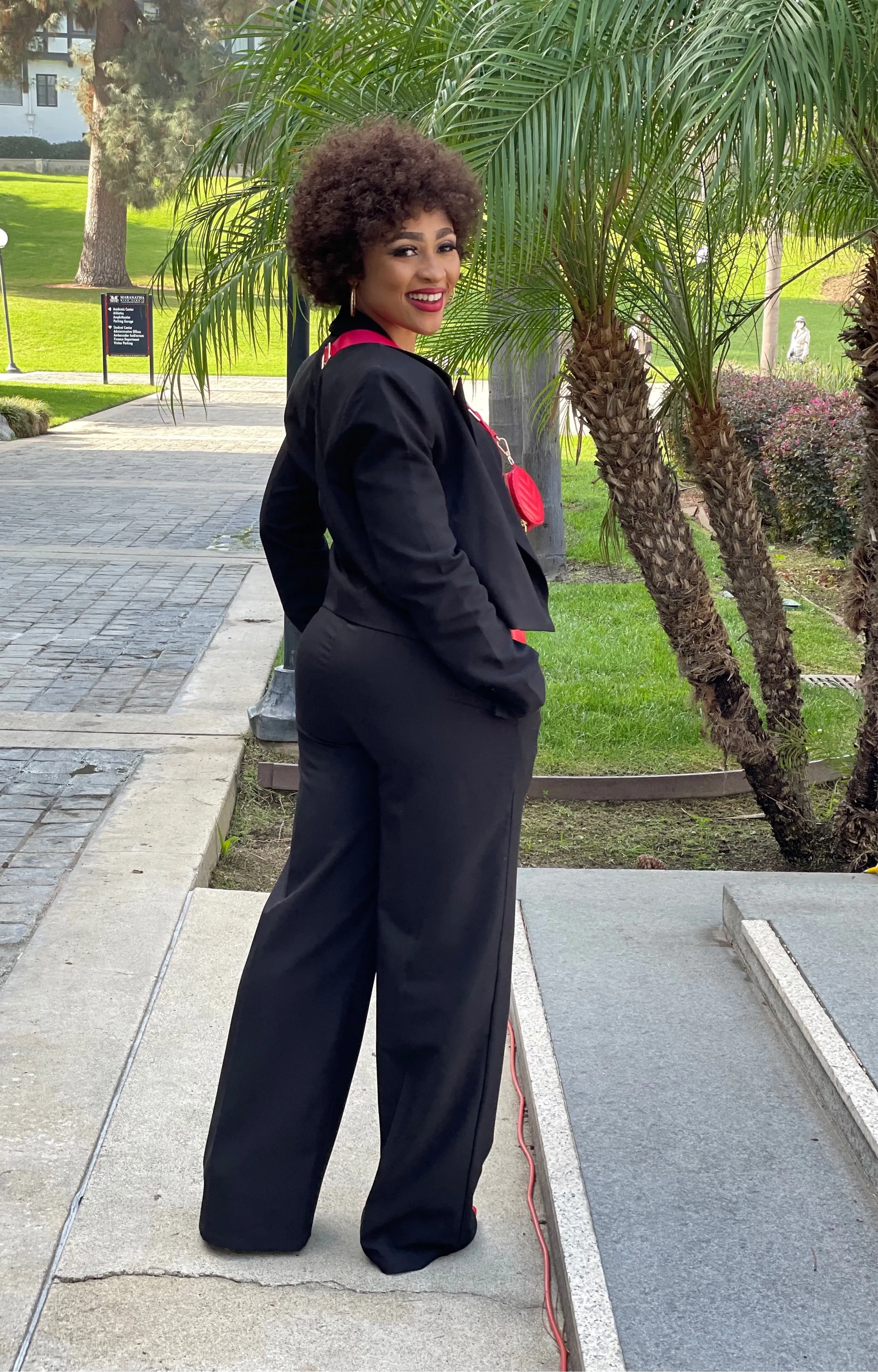 Luna wide leg tailored Pants