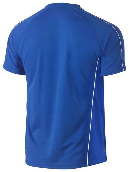 Mens Cool Mesh Tee With Reflective Piping