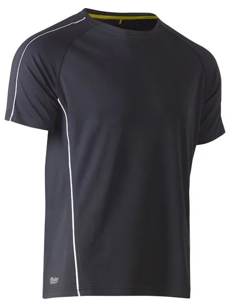 Mens Cool Mesh Tee With Reflective Piping