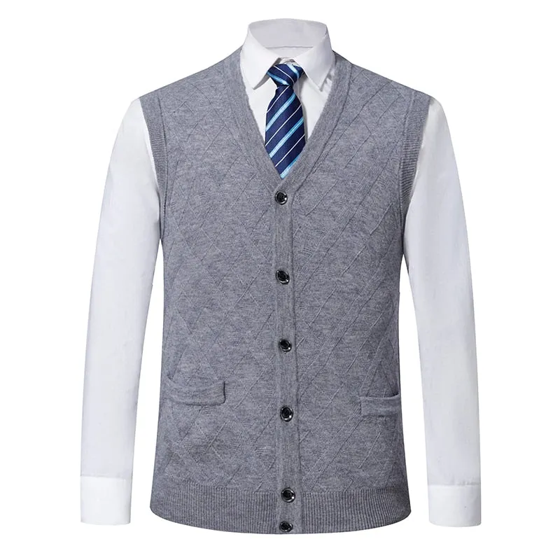 Men's Sweater / Fashion Sleeveless Jumpers