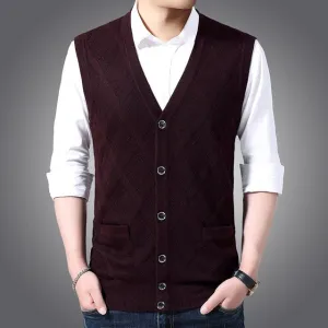 Men's Sweater / Fashion Sleeveless Jumpers