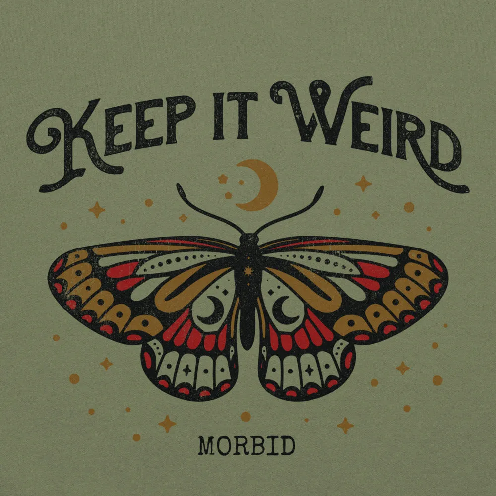Morbid Keep It Weird Moth Hoodie