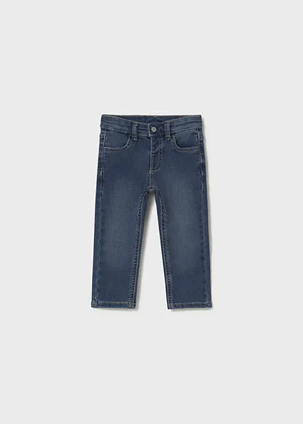 pants soft denim - dark denim-086