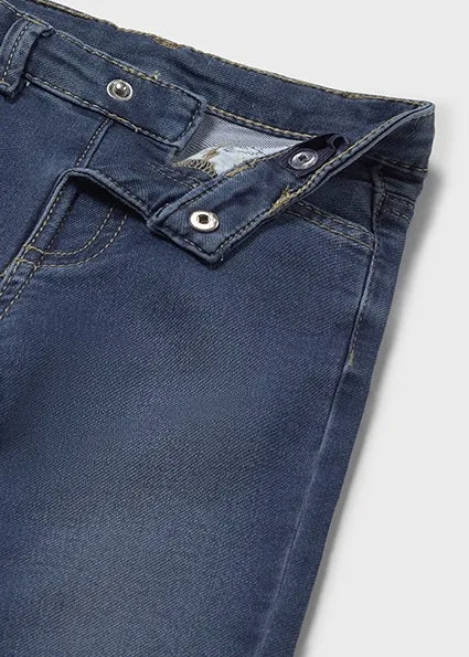 pants soft denim - dark denim-086