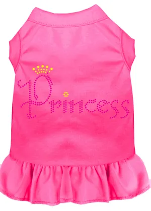 Princess Rhinestone Dress Bright Pink Xxxl