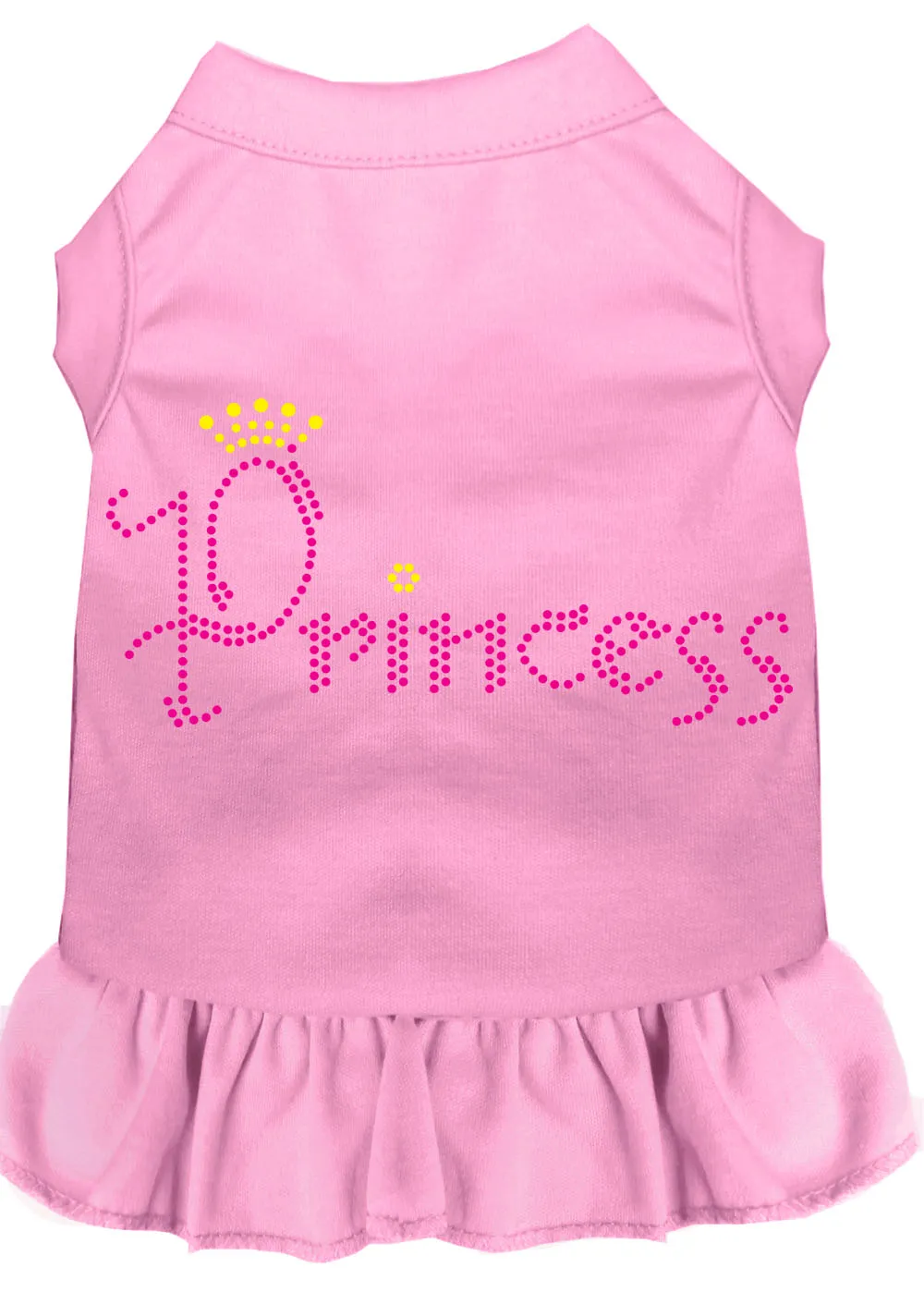 Princess Rhinestone Dress Light Pink Xxl