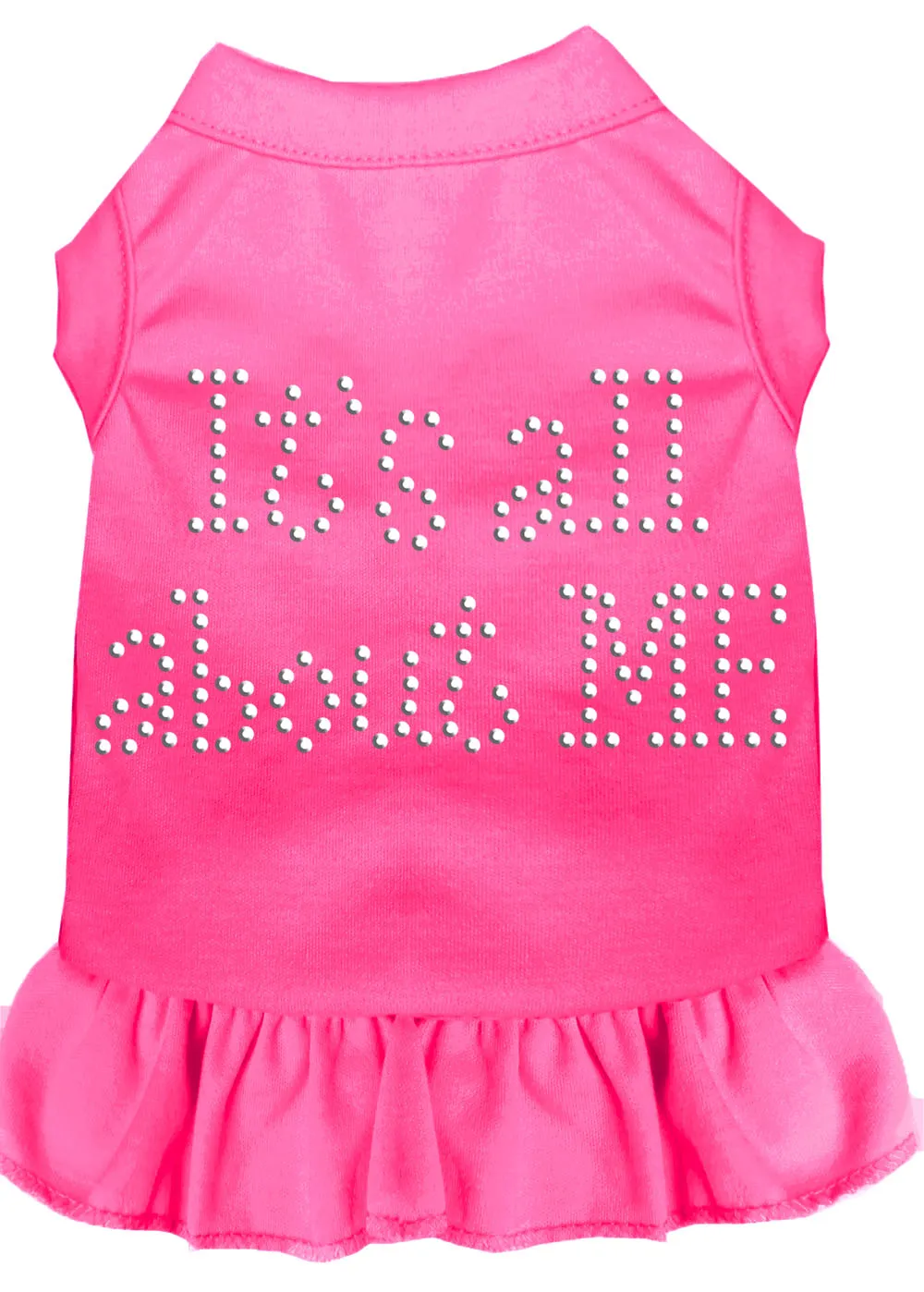 Rhinestone All About Me Dress Bright Pink Xxl