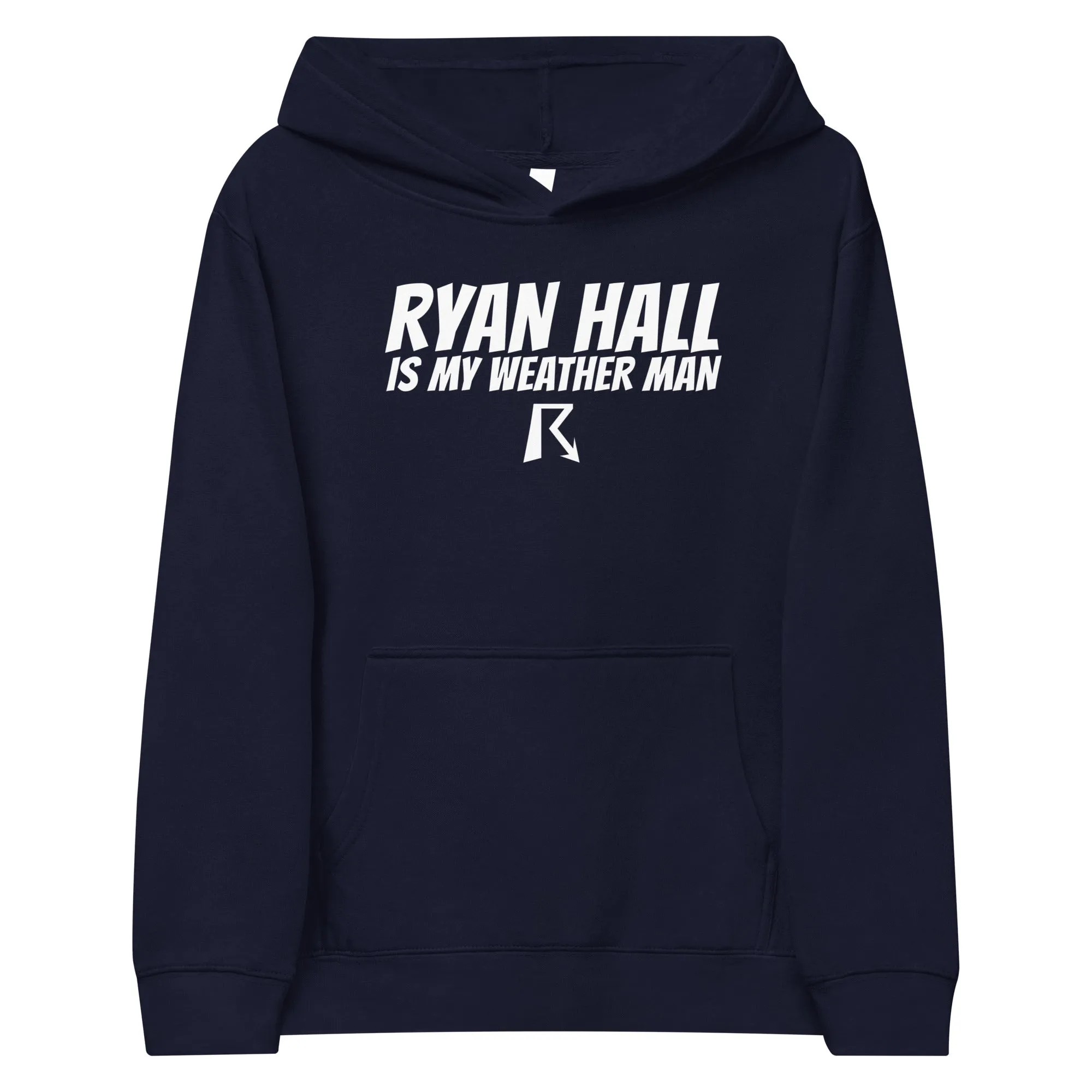 Ryan Hall is my Weather Man - Youth Fleece Hoodie