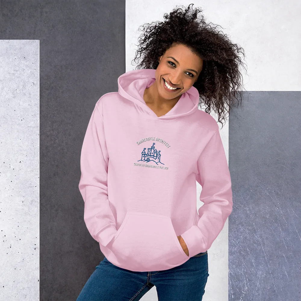 Sandcastle Architect Hoodie For Beach Lovers Unisex Beach Bum Sweatshirt