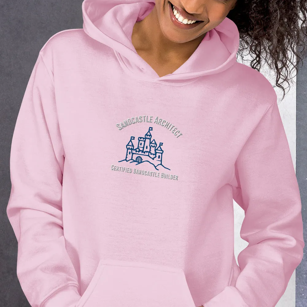 Sandcastle Architect Hoodie For Beach Lovers Unisex Beach Bum Sweatshirt