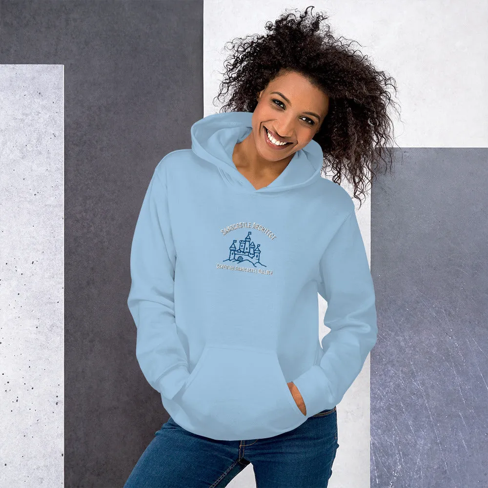 Sandcastle Architect Hoodie For Beach Lovers Unisex Beach Bum Sweatshirt