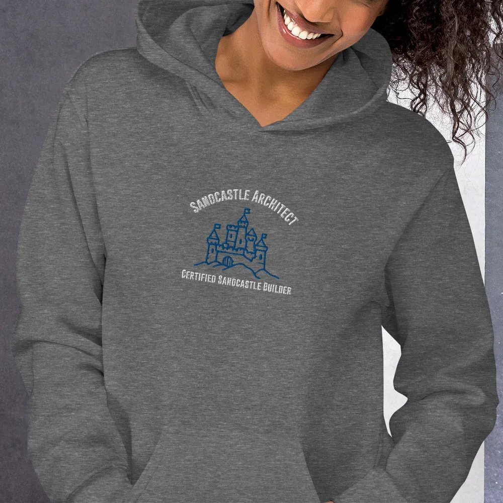 Sandcastle Architect Hoodie For Beach Lovers Unisex Beach Bum Sweatshirt