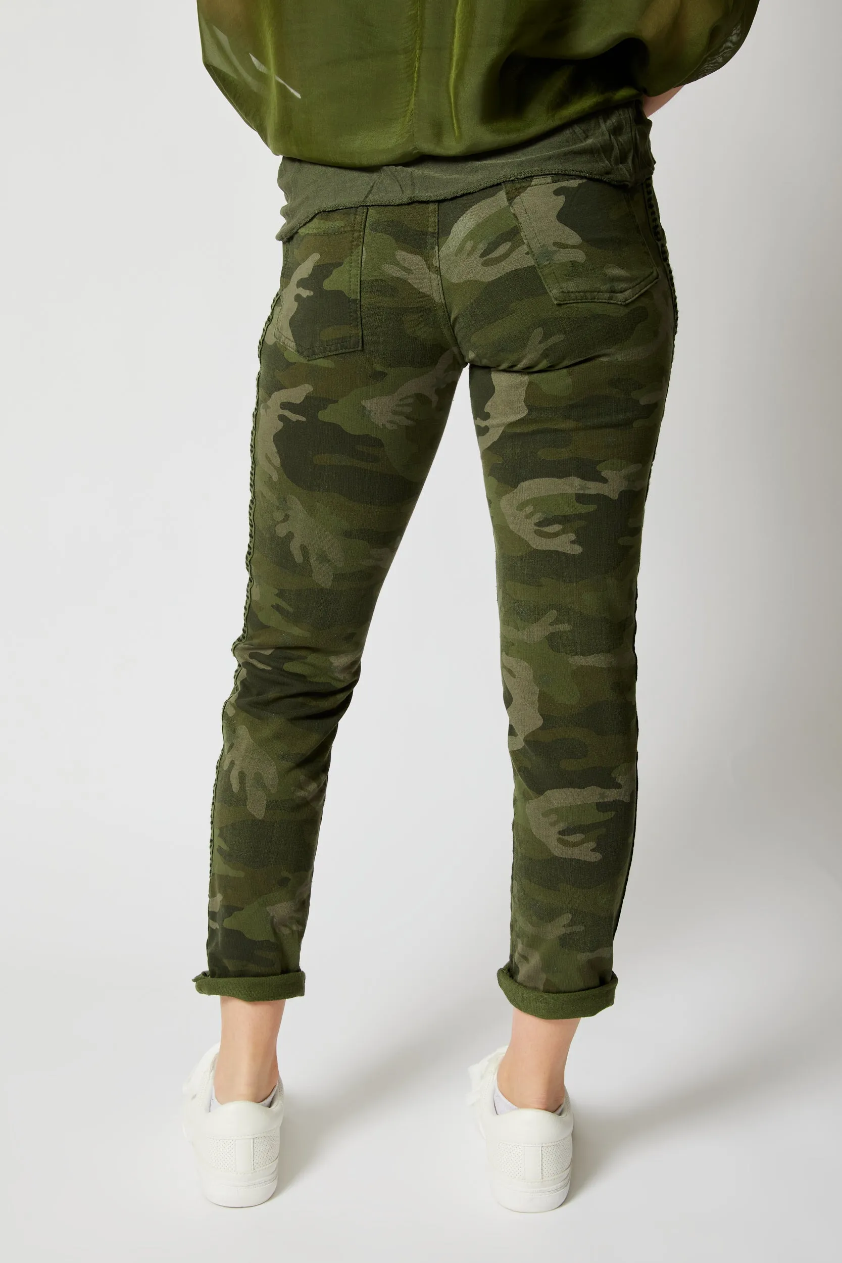 Soft Camo Pants with Mini Stars (10 Colors)